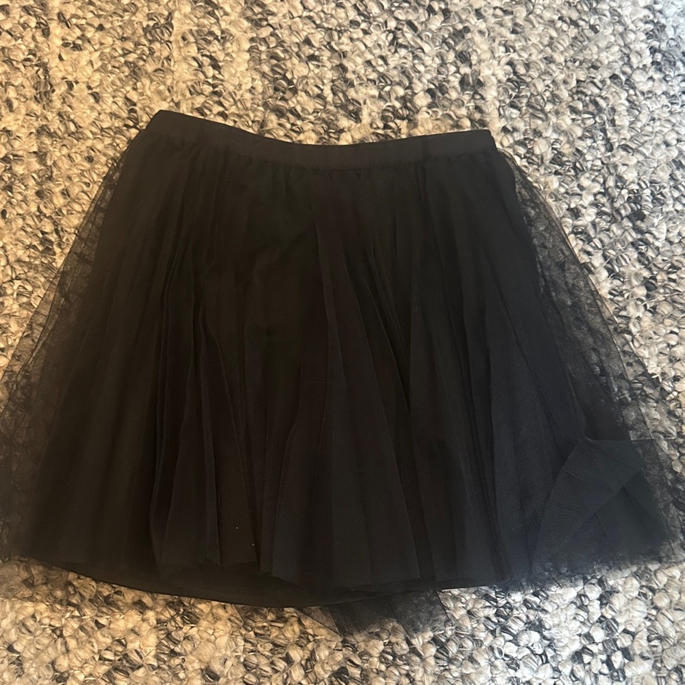 Katie J NYC Black Chiffon Skirt / NWT / juniors size M